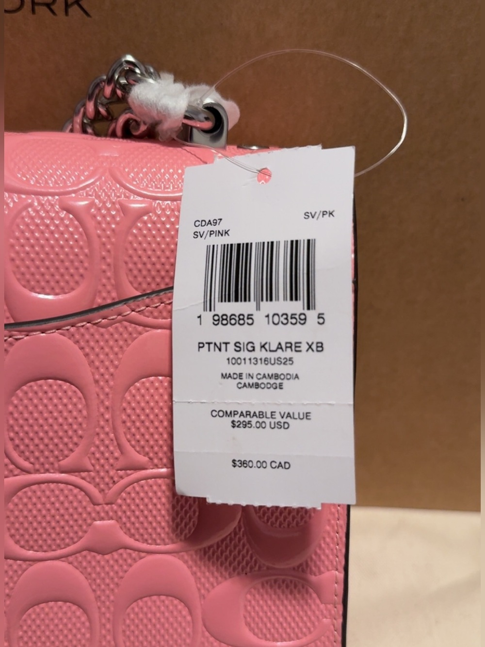 Klare Crossbody in Signature leather - Picture 5 of 8